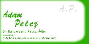 adam pelcz business card