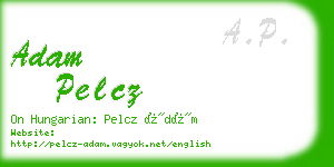 adam pelcz business card